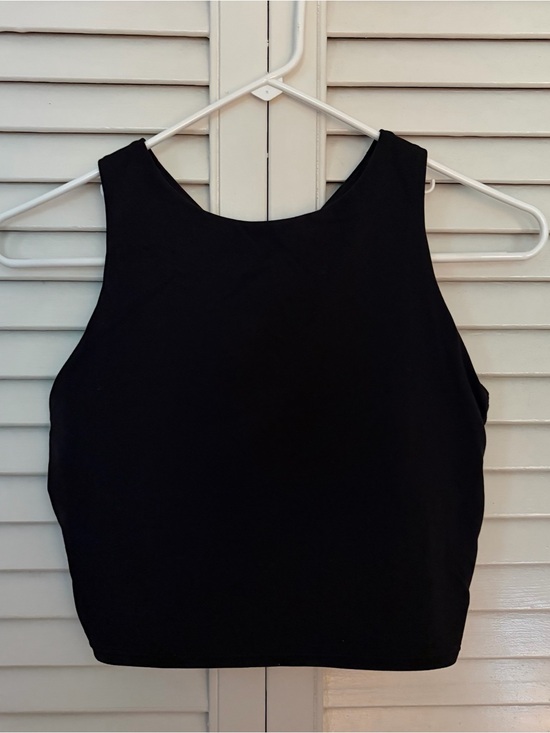 Athleta Tops - Athleta Black Cropped Performance Tank